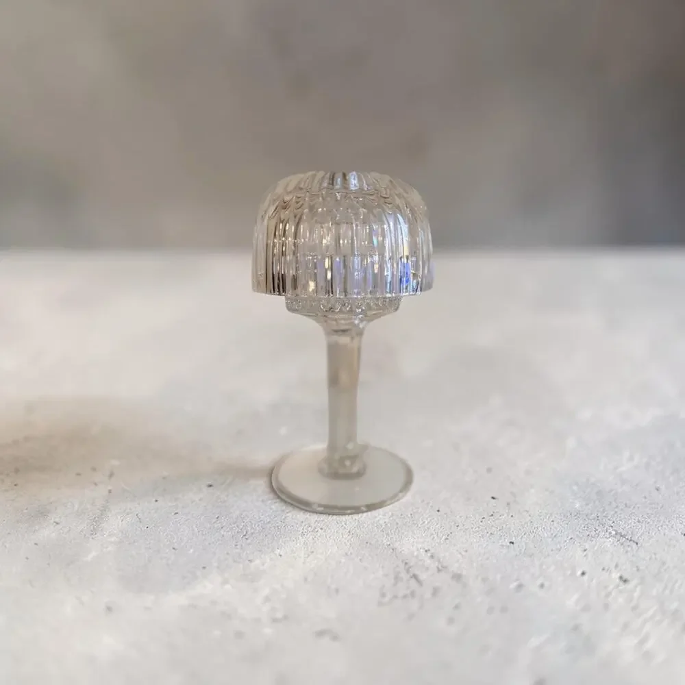 Homco Clear Ribbed 8
